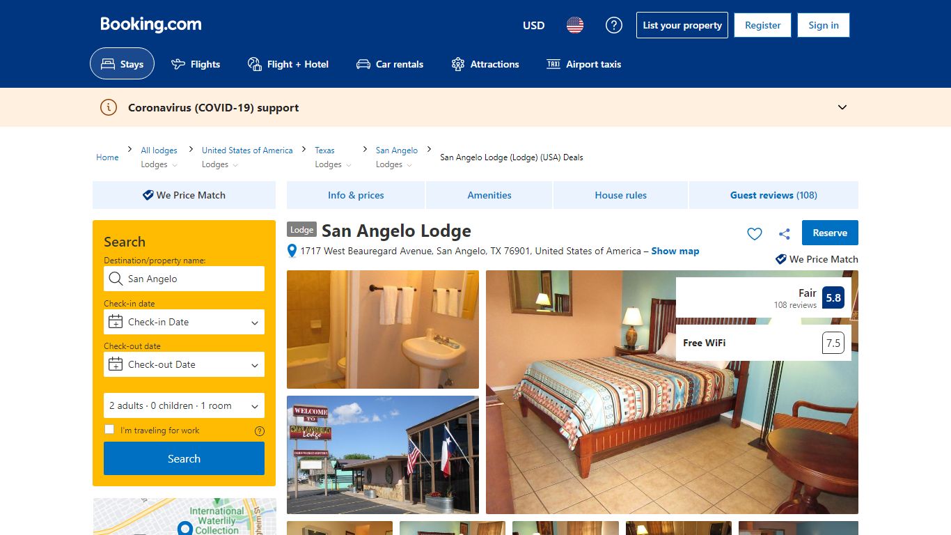 San Angelo Lodge, San Angelo – Updated 2022 Prices - Booking.com